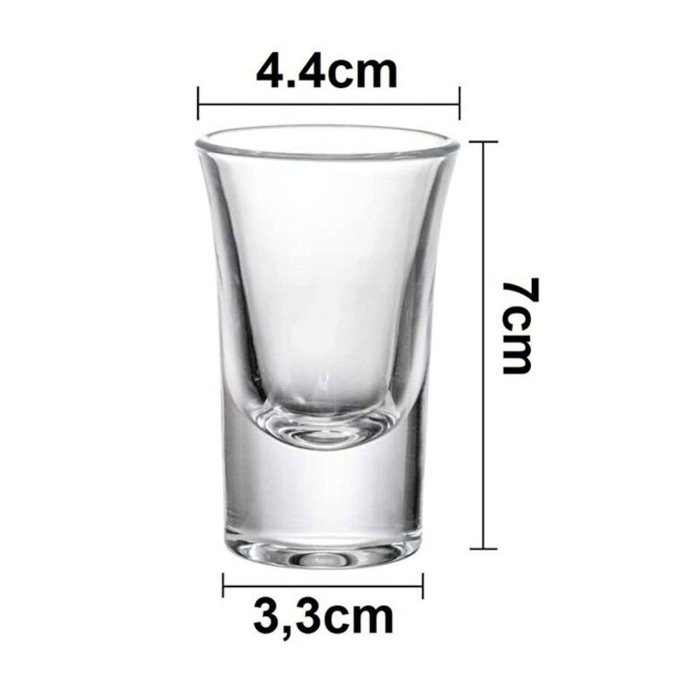 Hermia Set de Vasos de Chupito Baston de 6 Piezas